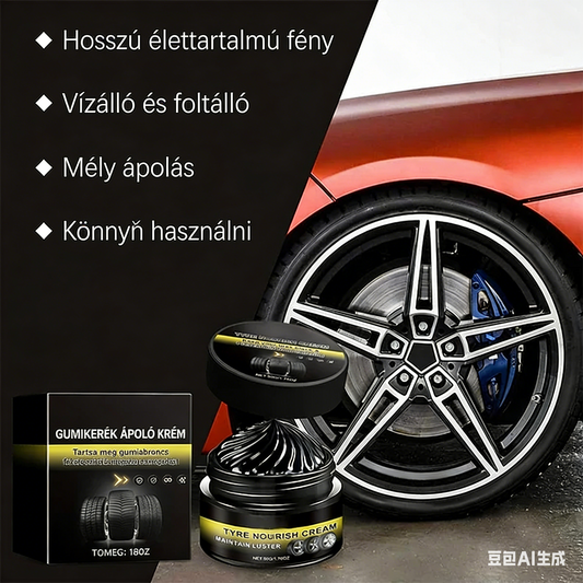 Erőteljes keréktisztító és felújító viasz