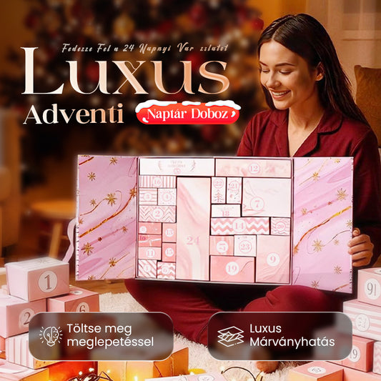 🎁 24 dagar med överraskningar — Rosa marmoradventkalender 2025