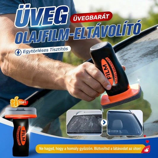 🚗Autóüveg oldalsó ablak olajréteg eltávolító tisztítószer💦