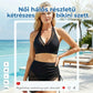 👙Magas derekú haskontrollos fürdőruha bikini szett szoknyával