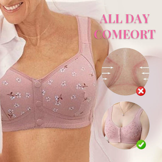 👙1+1 ingyenes🌸Kényelmes és praktikus elülső gombos melltartó