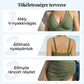 👙Magas derekú haskontrollos fürdőruha bikini szett szoknyával
