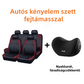 🚗9 darabos bőr autóüléshuzat-készlet – Univerzális, prémium védelem! 🛡️