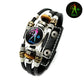 ☪️ A tizenkét csillagjegy motívumával díszített bőr karkötő (önvilágító változat) – férfiaknak és nőknek egyaránt