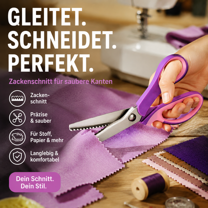 ✂️Többcélú cikk-cakk olló, fogazott olló🧵