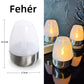 🕯️ LED gyertyák hangulatfény - Napenergia táplálású 🌞🔋
