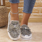 ✨Új termékek az ajánlatban ✨Női Strasszos Slip-On Bow Sneakers cipők