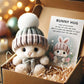 🐇Mini nyuszi ölelés aranyos húsvéti ajándék🎁