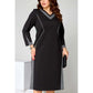 【S-4XL】🌺Elegáns patchwork nyomtatott ruha