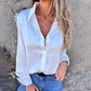 【S-2XL】👚Elegáns szatén hosszú ujjú ing