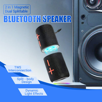 📢📢2 in 1 Magnetic Dual Splittable Bluetooth Speaker💥