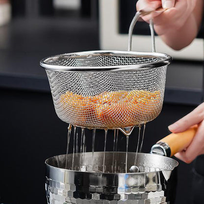📢📢50% OFF !! ⏰Stainless Steel Sieve with Handle