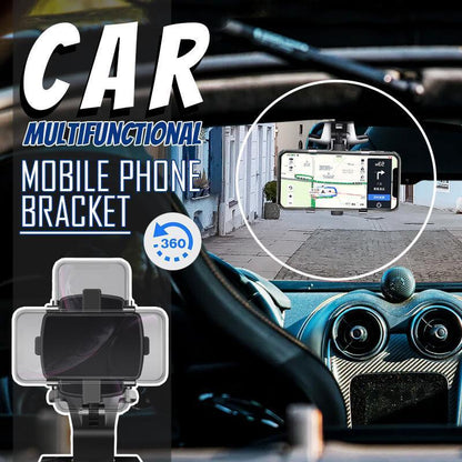 🚗 Univerzális Autó Telefontartó 360°-os Forgatással