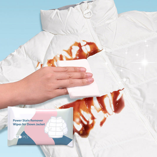 🔥Forró Akciós Ajánlat – Erős Folttisztító Kendők Levegőtömő Kabáthoz