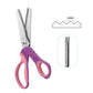 ✂️Többcélú cikk-cakk olló, fogazott olló🧵