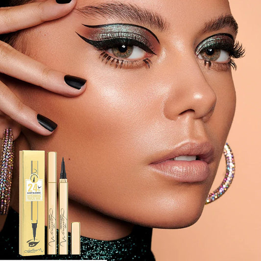 🔥1+1 ingyen✨Hosszú élettartamú, vízálló folyékony szemhéjtus – nincs többé elmosódott szemhéjtus!