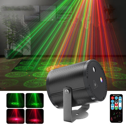 ⏰DJ Laser Party Light with 7 Lighting Modes & Remote