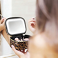 👜 Utazási Smink Táska LED Fényes Tükörrel 💄