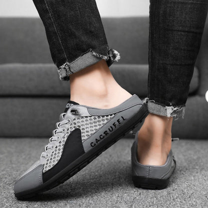 👞 Férfi könnyű hálós félpapucs – 50% OFF!