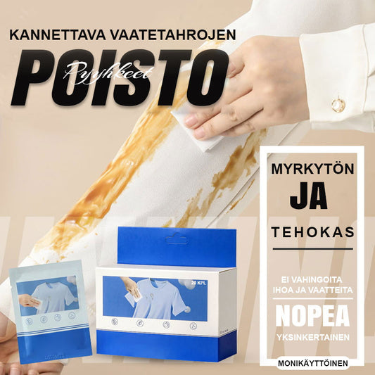 🔥 Hordozható folteltávolító törlőkendő – foltok nélkül, bárhol! 💖