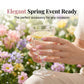 Shimmering Pastel French Manicure Press-Ons