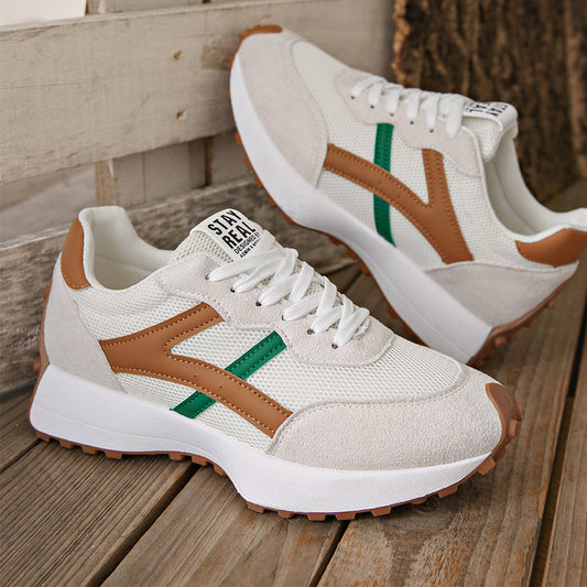Női retro hálós platform sportcipő