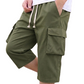 📢📢40% OFF !! ⏰Men's Casual Capri Cargo Shorts with Drawstring Waist