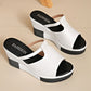 💖Elegáns, vastag talpú, ék alakú női szandál👡