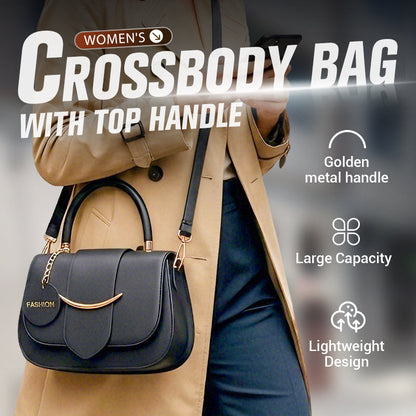 Women's Crossbody Bag with Top Handle