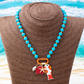 Vibrant Boho Coastal Beaded Necklace