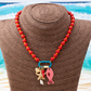 Vibrant Boho Coastal Beaded Necklace