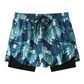 Men's Double-Layer Quick-Dry Swim Trunks