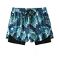 Men's Double-Layer Quick-Dry Swim Trunks