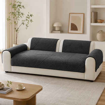 🛋️ 50% OFF NOW! ❄️ Cotton Velvet Winter Sofa Cushion Cover – Non-slip, plush & soft – Cozy warmth & protection for your couch ✨