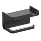 Wall-Mounted Toilet Paper Holder with Storage Shelf