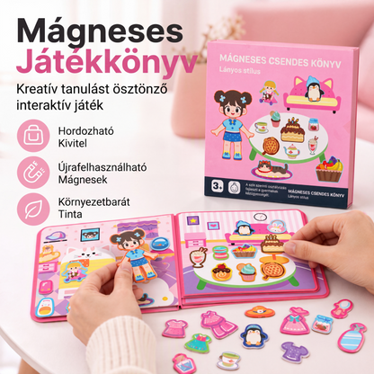 🧩🧒 Oktatási Mágneses Könyv: Interaktív Játék és Fejlesztés! 🌟