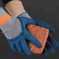 Heavy-Duty Abrasion-Resistant Rubber Work Gloves