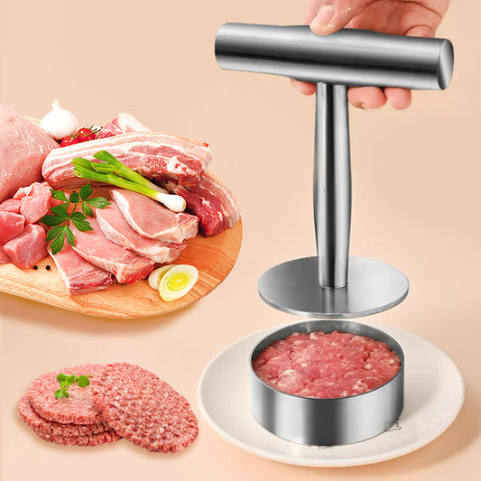 Kerek steakprés húspogácsa-formázó