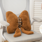 Leopard Print Bowknot Throw Pillow