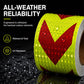 🚧 50% OFF NOW! ✨ Arrow Reflective Tape – Prismatic, 3x Brighter & All-Weather – For Trucks, Factories & Safety Gear 🛡️
