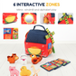 🧸 PROMO FLASH : 50% DE RÉDUCTION ! Maison de Ferme Interactive en Peluche – 6 Zones d'Exploration & Marionnettes Animaux for Apprendre en Jouant 🚜✨