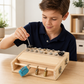 Montessori fa csavarhúzós tábla játék kisgyermekek számára
