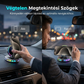 📱RGB vezeték nélküli töltéssel ellátott elektromos autós telefontartó🚗