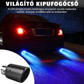 💡 LED autókipufogócső – Univerzális, látványos fényeffekt 🔥