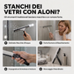 Raschietto per doccia in silicone multiuso