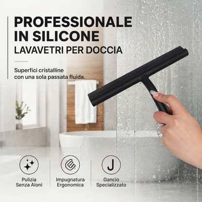 Raschietto per doccia in silicone multiuso