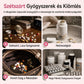 360°-ban forgatható, több rekeszes gyógyszerrendező doboz