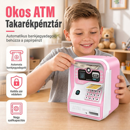 📢📢50% KEDVEZMÉNY !! ⏰Gyermekeknek szánt elektronikus ATM malacpersely játék