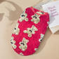🐶1+1 INGYEN🧸 Aranyos, plüssbéléses kutyamellény – meleg, rugalmas, mackós mintával