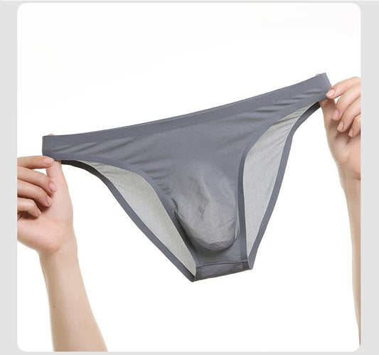 Bezešvé ultratenké průhledné sexy kalhotky Ice Silk